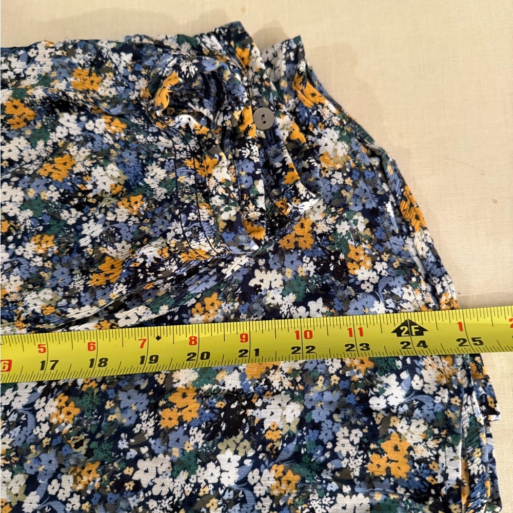 J. Jill, Floral Print Relaxed Fit Women's Blouse, Size M EUC - Picture 15 of 16